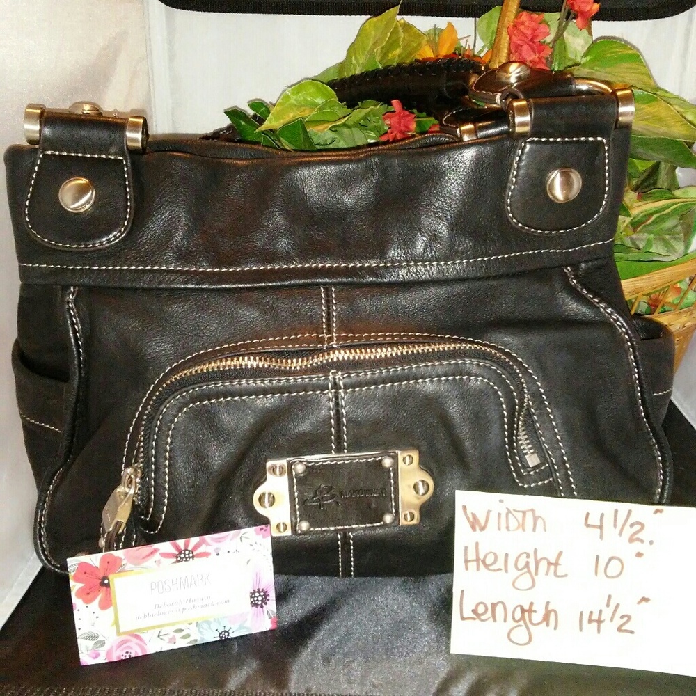 B MAKOWSKI LEATHER PURSE